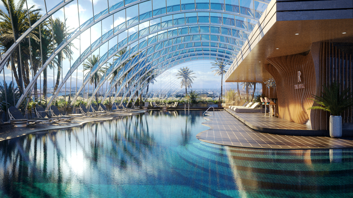 Hồ bơi ThaiGrand Casa Riva Đà Nẵng tầng thượng