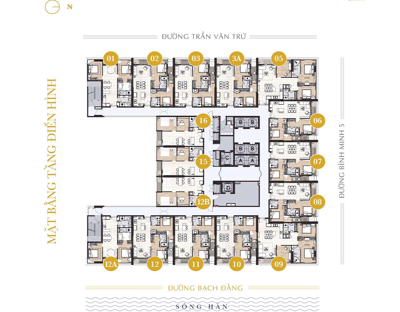 MBT Điển Hình Căn Hộ Cao Cấp ThaiGrand Casa Riva Đà Nẵng
