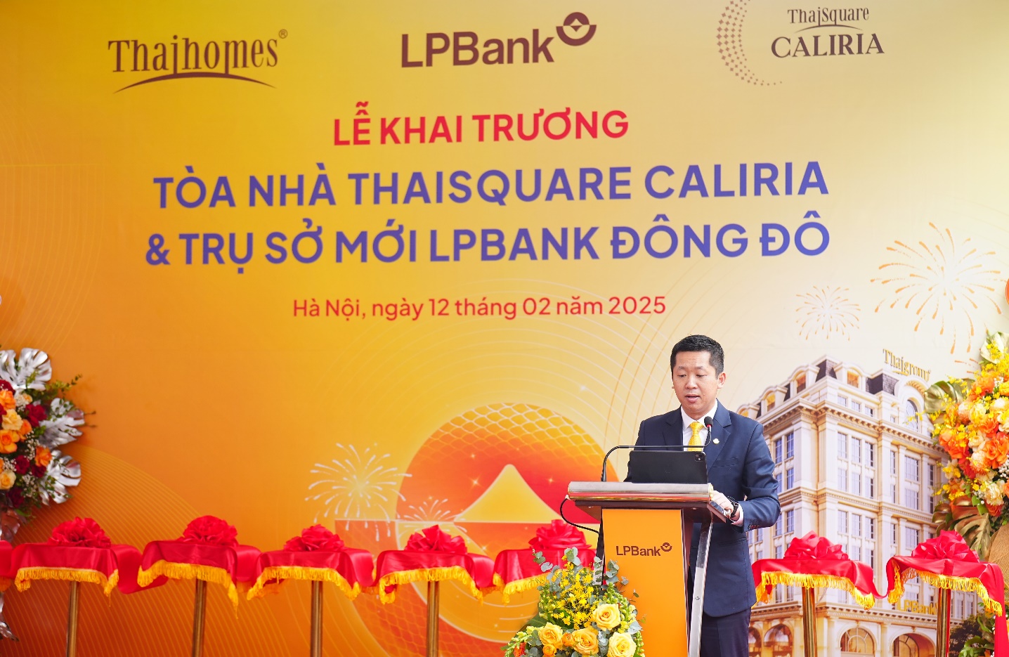 Ông Vũ Quốc Khánh – Quyền Tổng Giám đốc LPBank phát biểu tại sự kiện.