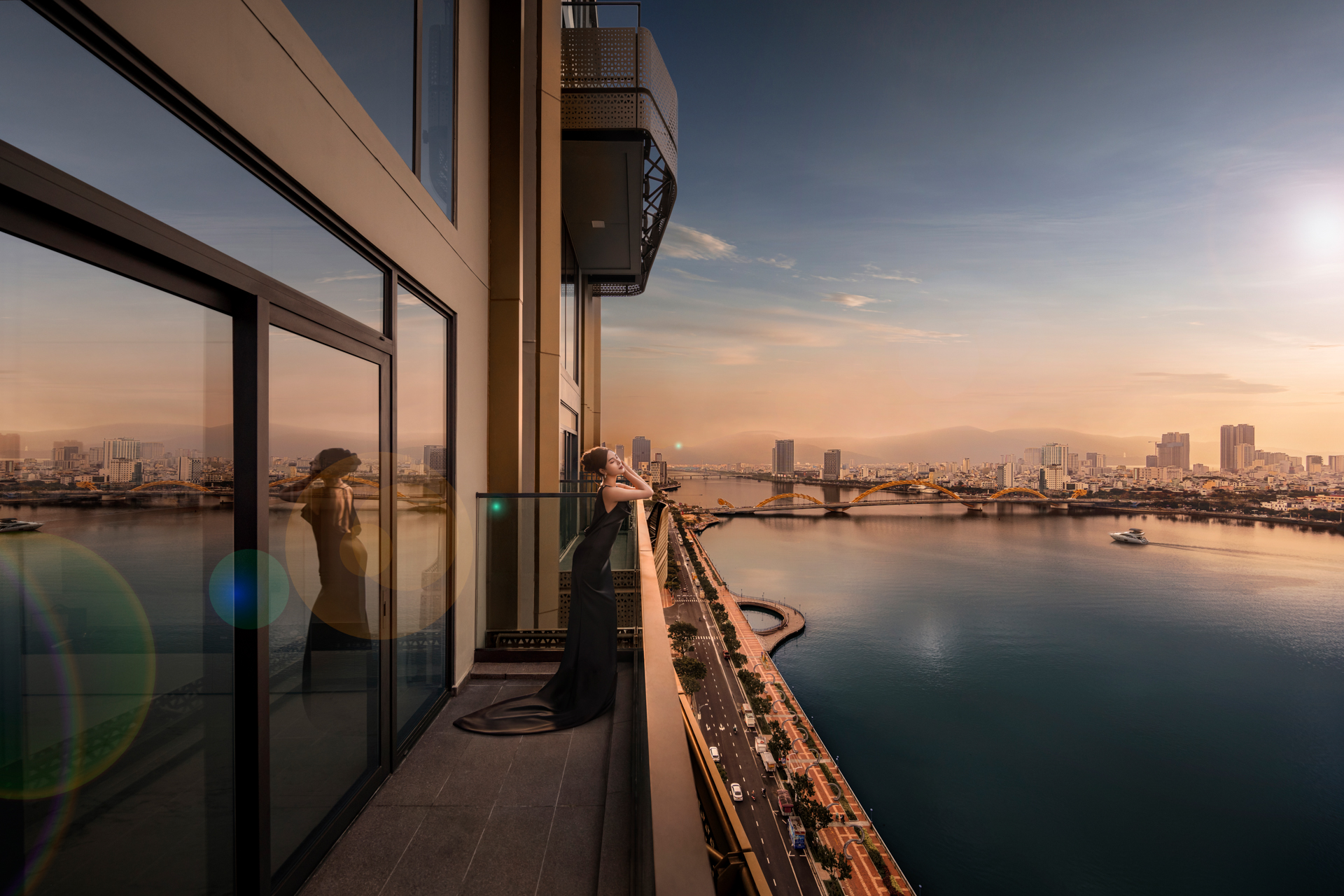 View phố đi bộ Bạch Đẳng ThaiGrand Casa Riva Đà Nẵng