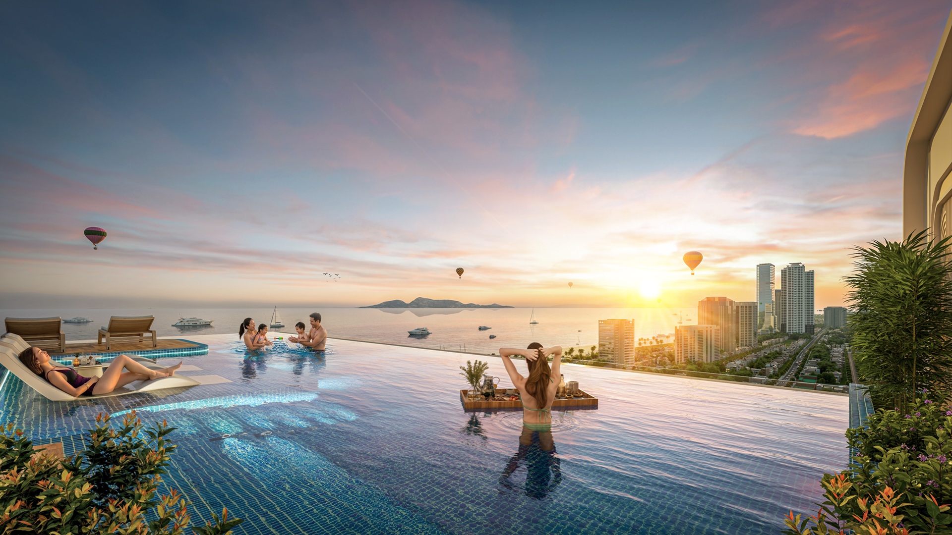 Góc View Hồ Bơi Vô Cực Futa Kim An Ra biển Mỹ Khê Đà Nẵng